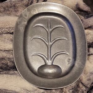 Pewter Oval Meat Platter